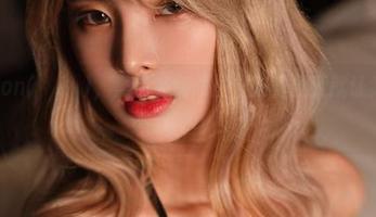 Hyoyeon(김효연)，黑色私房原图，随随便便就让我想画个圈圈！