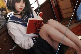 纸悦Etsu_ko的私房图集上线!穿着玛丽体操服的她,在家也能像个冠军!